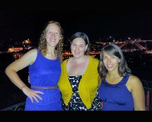 At the 2016 annual meeting of the Society for the Study of Ingestive Behavior in Porto. L-R: Sarah Terrill, Diana Williams, Calyn Maske